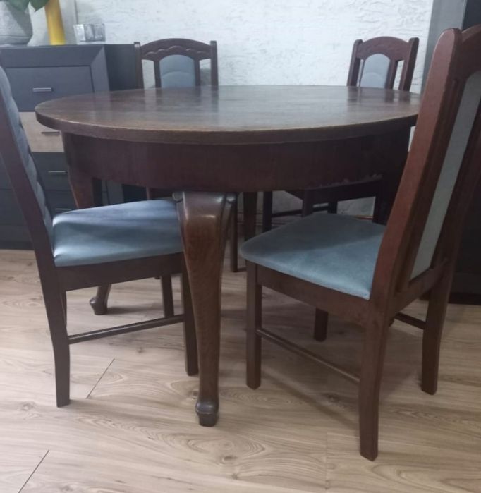 Okazja !!Stół 120cm krzesła gratis