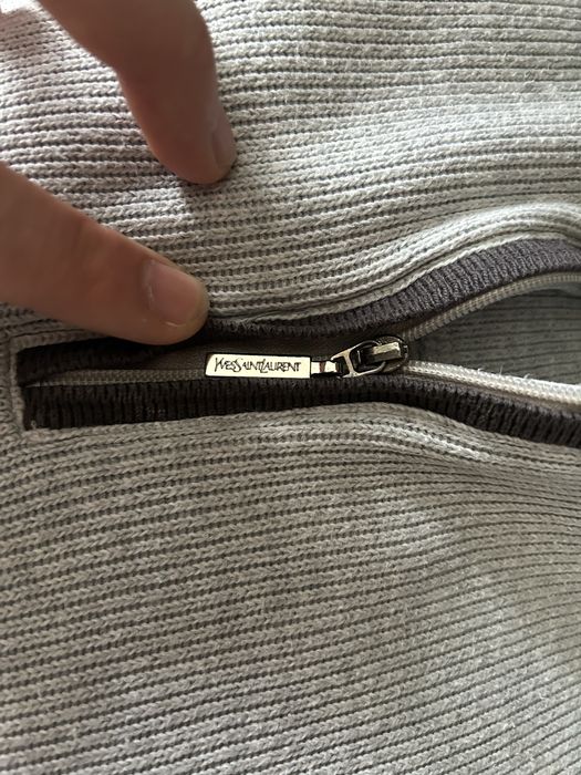 Yves Saint Laurent (YSL)кофта 1/3-4zip old monay стиль