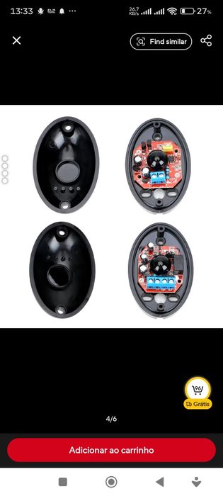 ALARME com feixe infravermelho