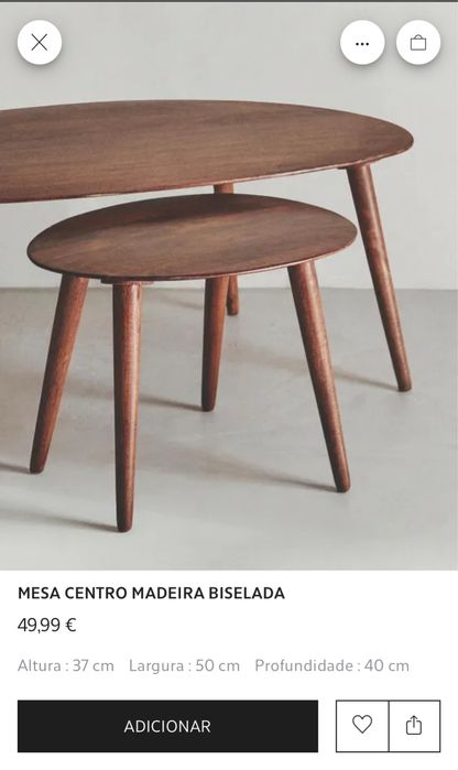 Mesa de centro Zara Home