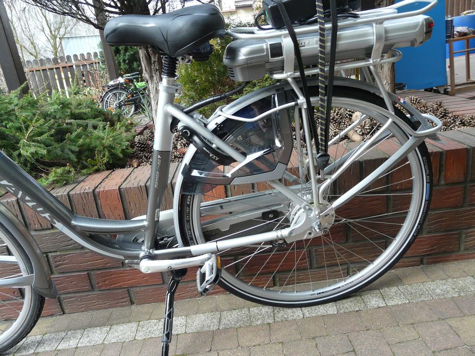 Rower elektryczny BATAVUS Monaco E-go7,28"/48,Manetka,36V-wzorowy