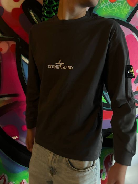 Лонгслив стон айленд / лонгслив stone island / світшот стон айленд