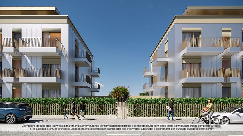 Apartamento T2 c/ Terraço (43.25m2)| Empreendimento Geminus (Arcozelo)