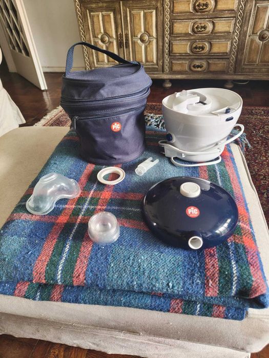 Vaporizador / Nebulizador PIC Solution com acessórios + bolsa – Bom estado