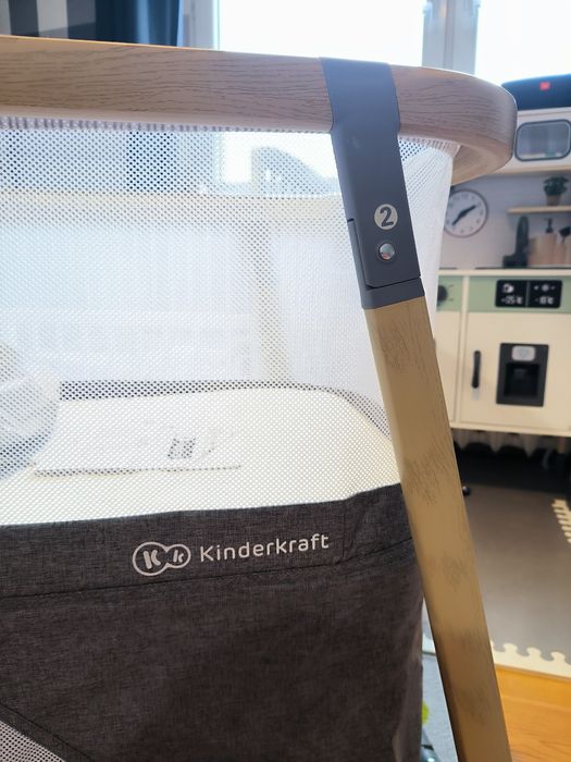 Kinderkraft SOFI dwupoziomowe  turystyczne łóżeczko 4w1 - bujak,