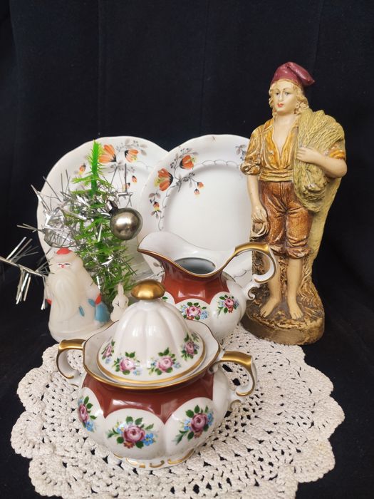 Статуэтки ссср, посуда ссср, фарфор ссср,селедочница ссср, чайник ссср