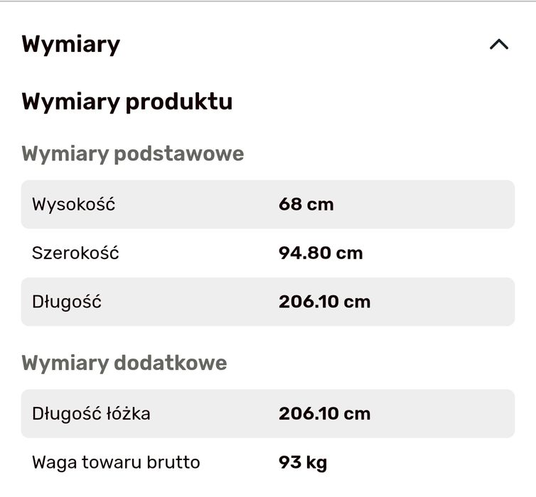 Łóżko Max Modern II