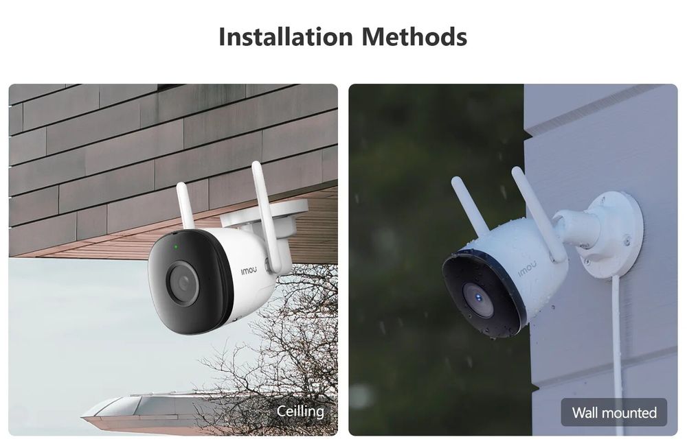 Вулична WI-FI камера IMOU Bullet 2C 2/4/5 Mp 2.8/3.6