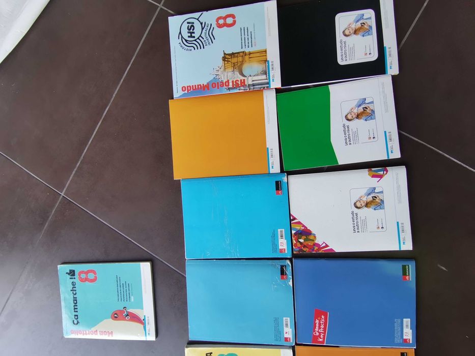 Manuais e Livros de Fichas do 8° Ano