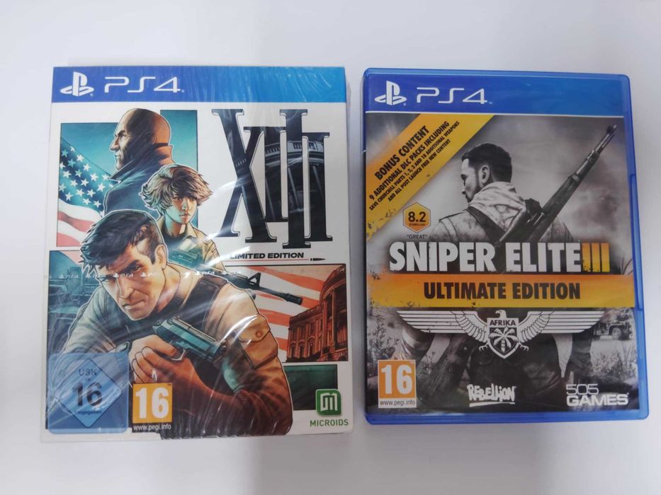 Zestaw 2 gier PS4 XIII + Sniper Elite 3 PS4