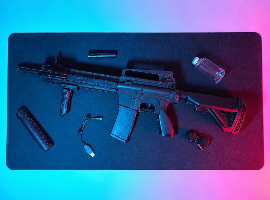 M16A4Orbeez/Gel Elétrica + 12.500 Munições (Ler Descrição)