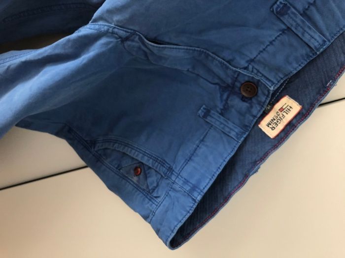 Męskie spodnie jeansy niebieskie Tommy Hilfiger 28/34