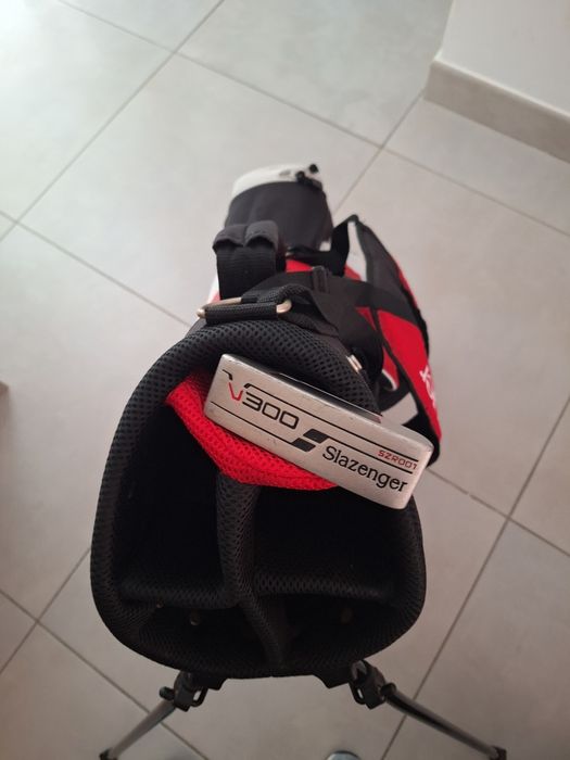 Tacos de golfe e saco