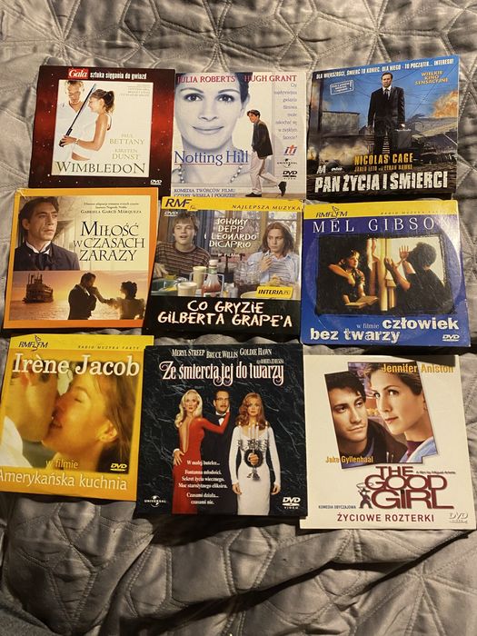 17 płyt DVD z filmami zagranicznymi
