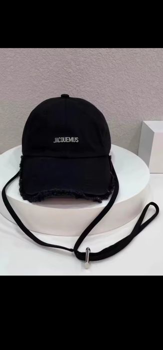Hit czarna czapka z daszkiem logo Jacque 54/55