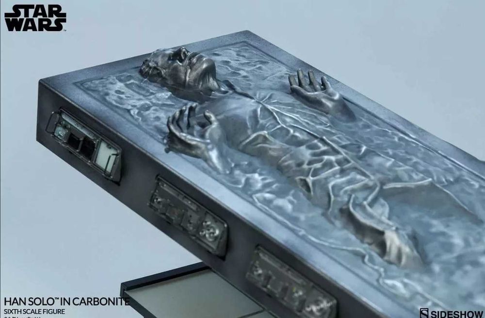 Star Wars Han Solo in Carbonite 1:6 Figur Sideshow Harrison Ford 38 cm