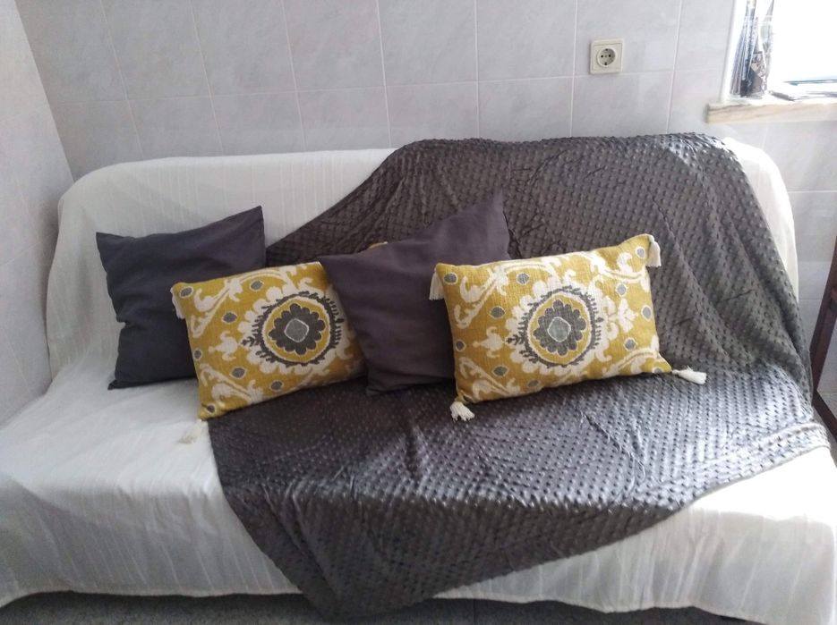 T1 r/c no centro histórico da praia da Nazaré 100m praia com quintal