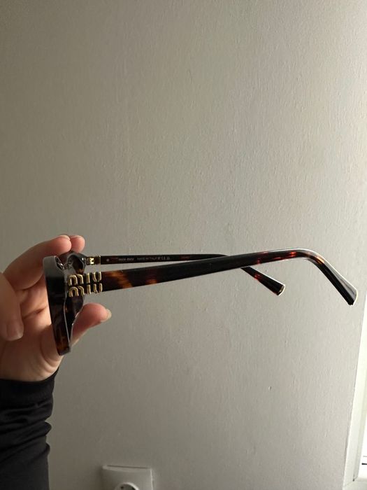 Okulary miu miu A06S panterka brązowy