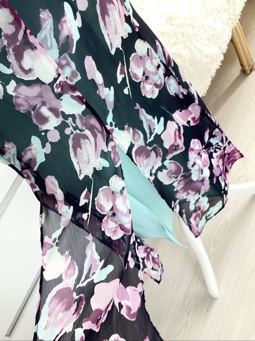 Debenhams zwiewna spódnica midi 44