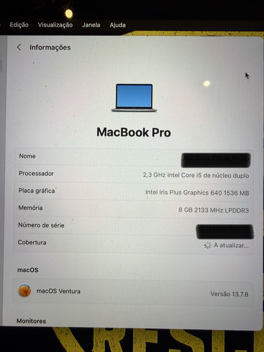 MacBook Pro 13,1”