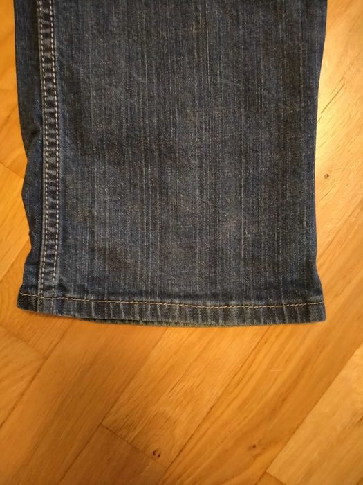 Jeansy męskie oryginalne firmy Wrangler, ALASKA, niebieskie, Stan BDB