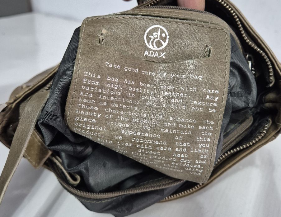 ADAX COPENHAGEN damska torebka na ramię skóra naturalna premium