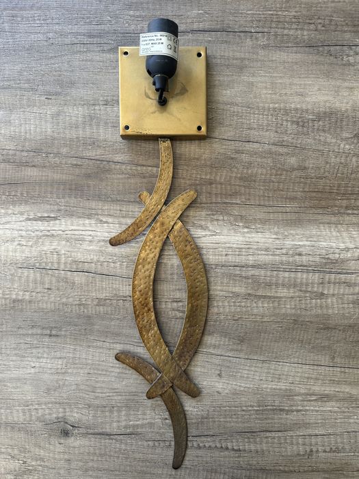 Candeeiro de parede dourado AREA