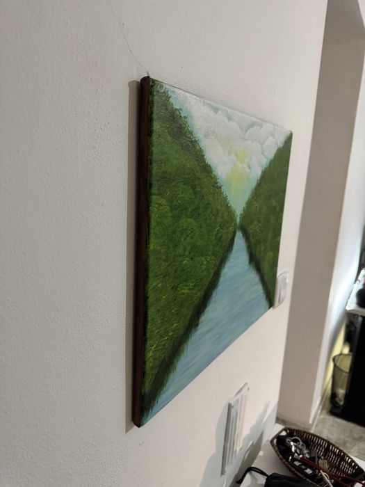 Tela pintada à mão