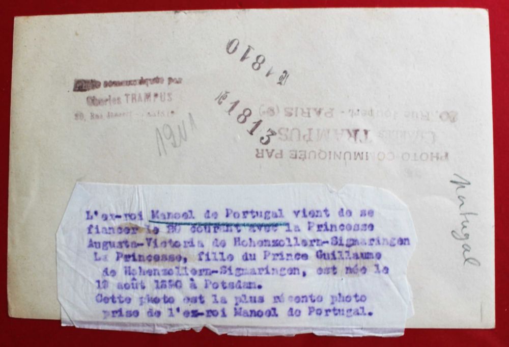 D Manuel II uniforme Coronel Honorário Infantaria 16 Castilla Espanha