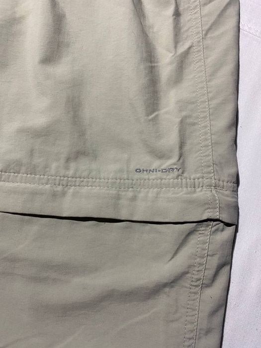 Columbia Titanium трекингові штани-шорти 2в1, нейлон, хакі, 46 розмір