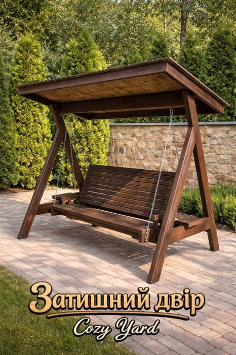 Продам деревяну гойдалку, качелю