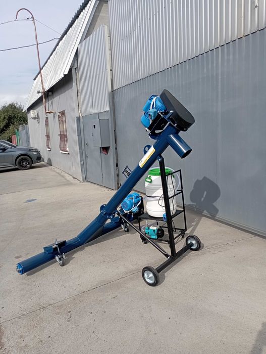 Шнековий погрузчик, загрузчик, шнек, конвейер, зерна, протруювач