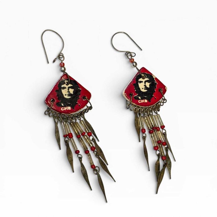 Brincos Vintage Artesanais Che Guevara – Estilo Étnico Boho