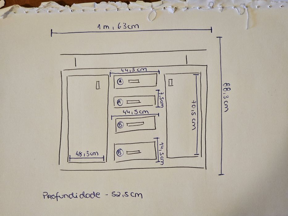 Aparador Moviflor Semi-Novo