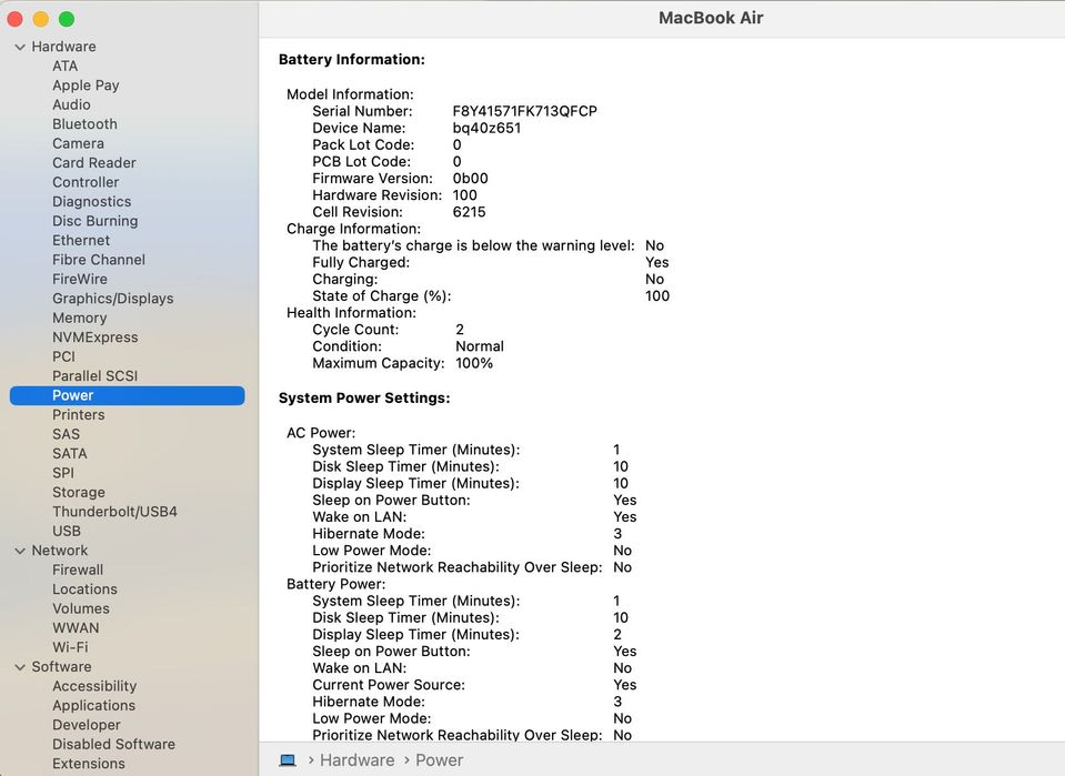 MacBook AIR 13 M2/8 CPU/ 8 GPU/ 8 ram/ 256 Space Gray MLXW3