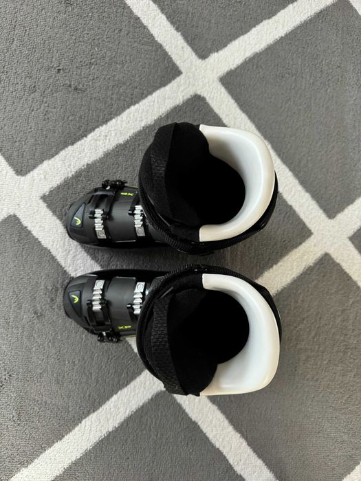 Buty narciarskie męskie czarne limonkowe Head