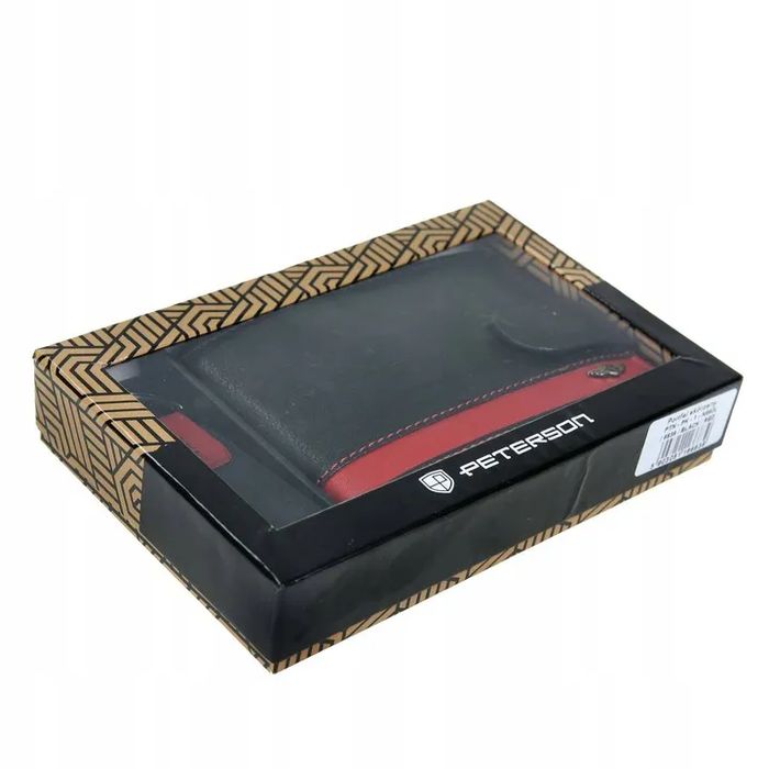 portfel męski skóra naturalna czarny produkt