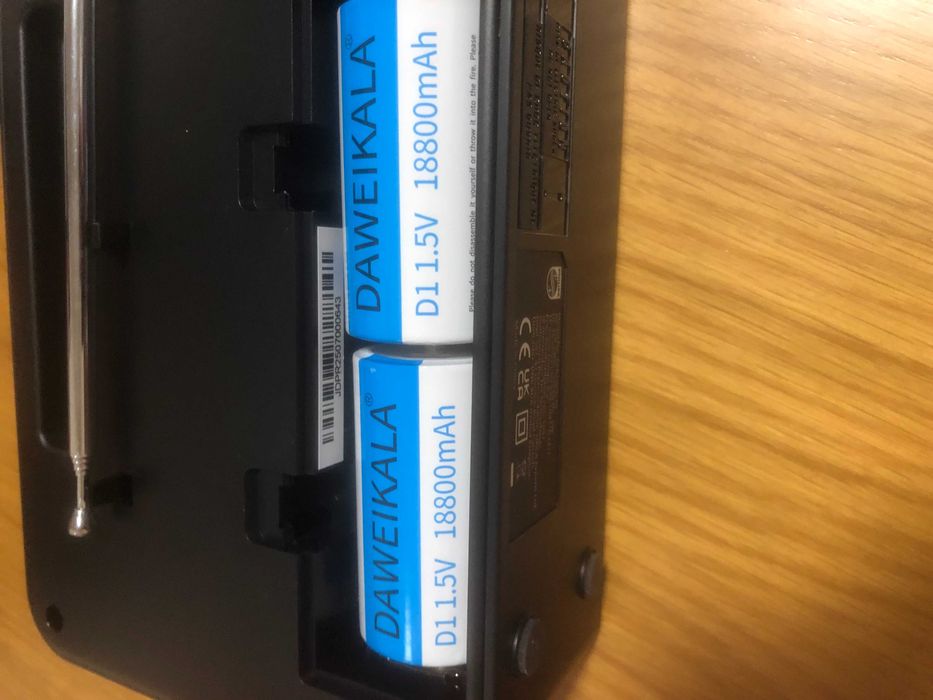Pilhas recarregáveis LR20 ( novas)