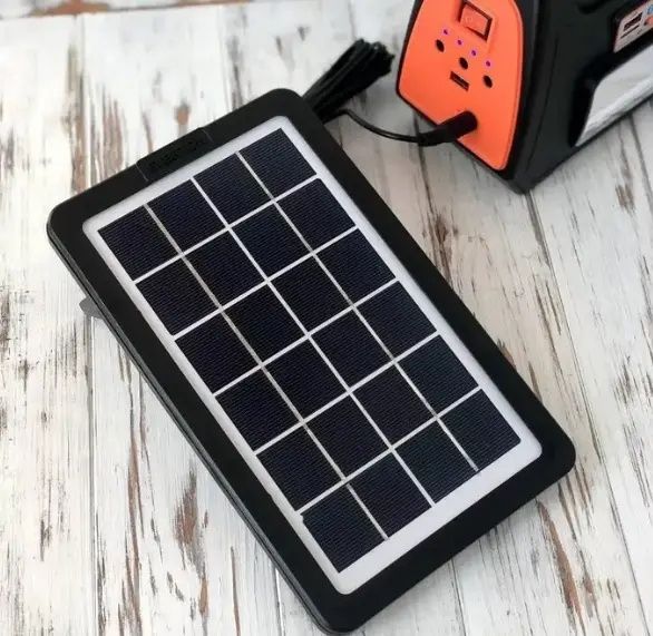Портативна сонячна станція Solar Light RT-901BT з радіо, Bluetooth і т