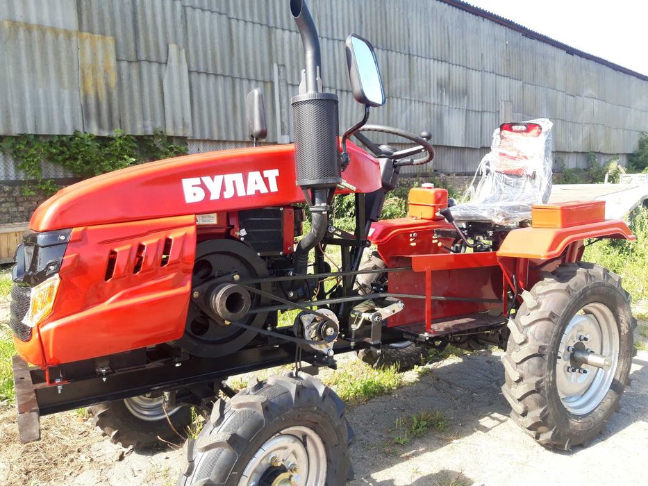 Трактор Булат Т180 Люкс с фрезой и плугом Доставка без предоплат