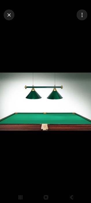 Candeeiro mesa de bilhar snooker