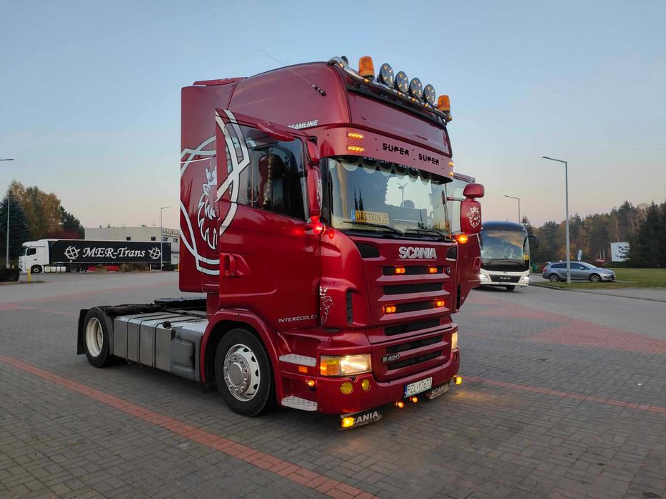 Scania   124 420  Low-deck TACHOGRAF TARCZKA