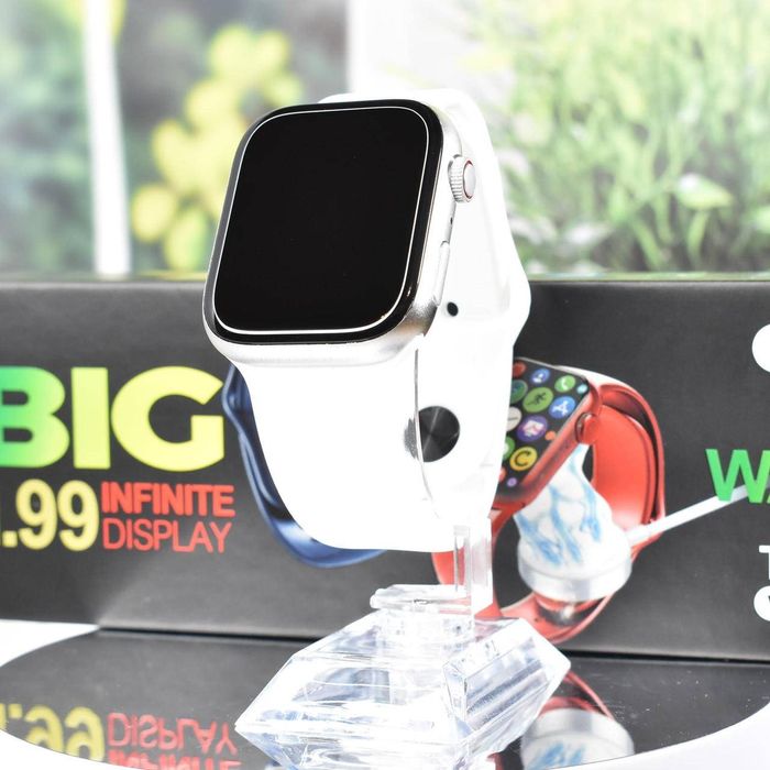 Смарт-годинник T800 Promax Smart watch 8 wireless charging White