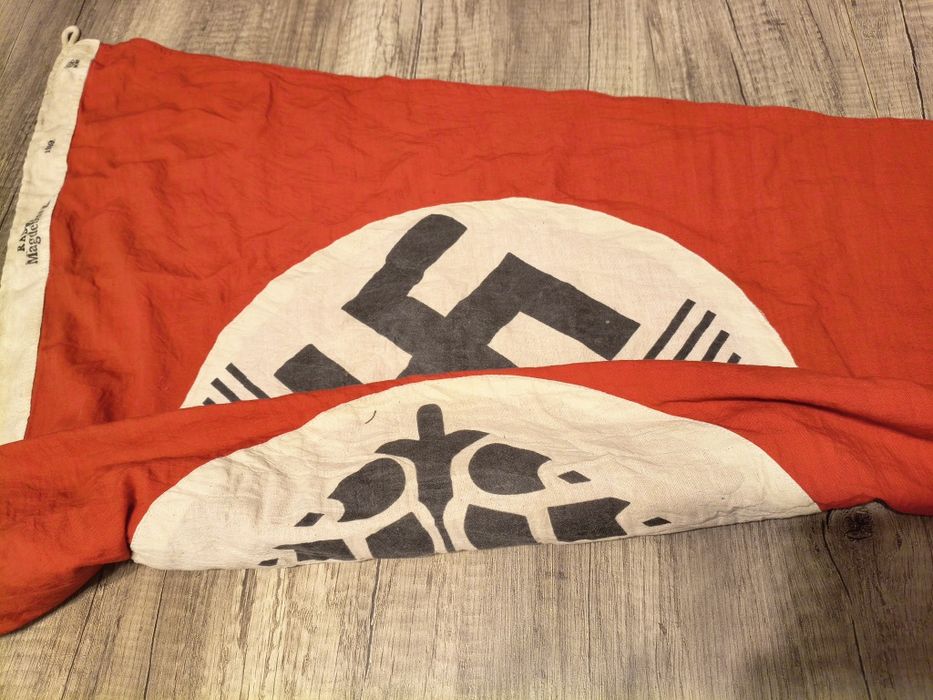 Militaria de Trincheira III Reich Bandeira RADwj