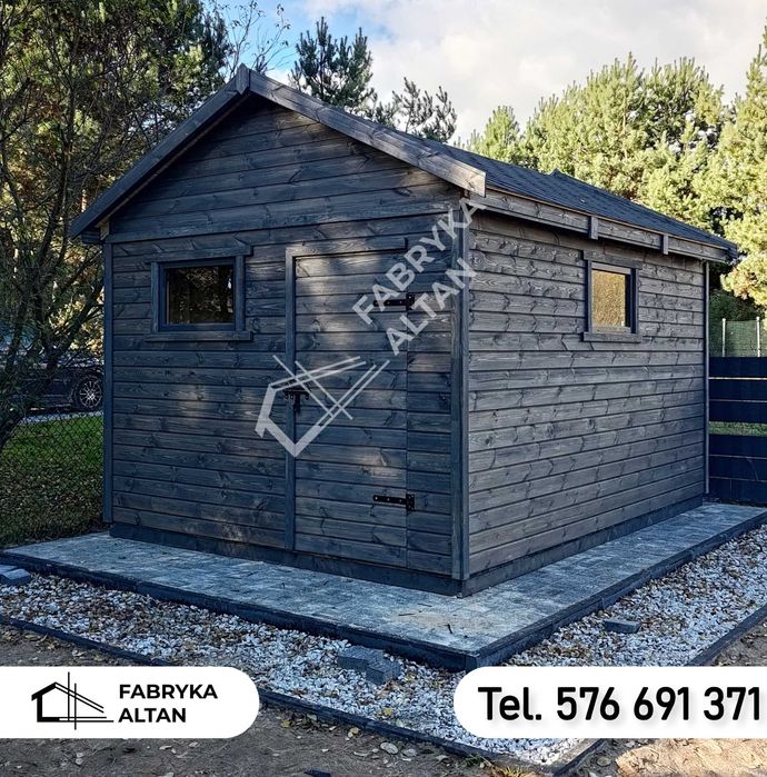 Domek narzędziowy, 3x4, drewniany, domki, szkieletowy, IVORY