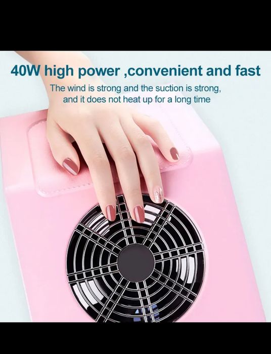 Aspirador pó de unhas novo ler anúncio