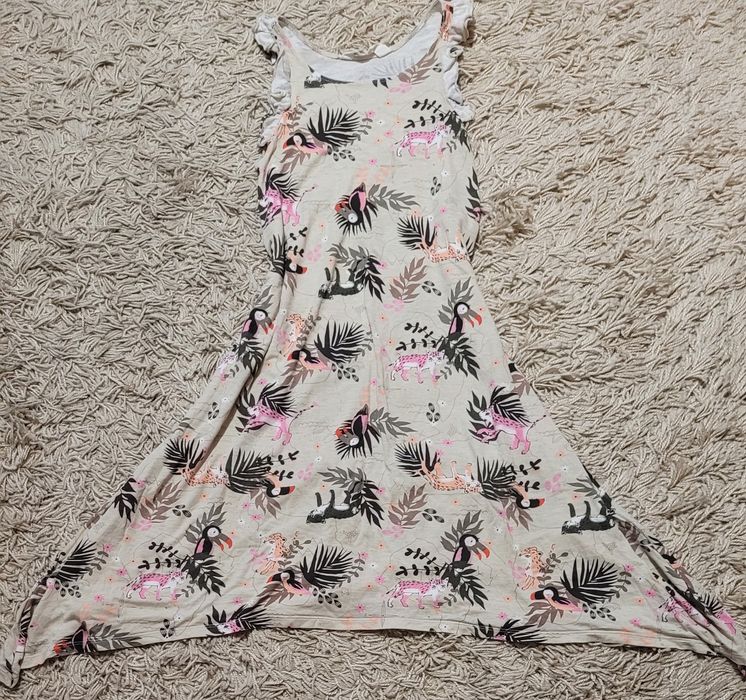 H&M letnia asymetryczna sukienka 134/140