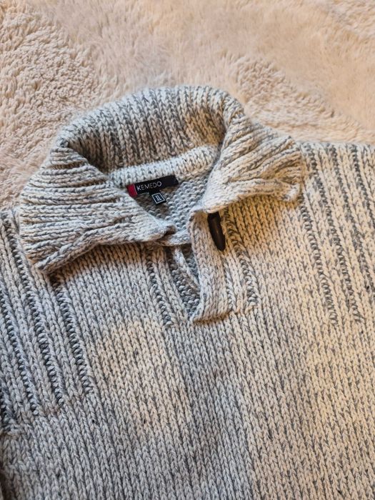 Ciepły sweter męski