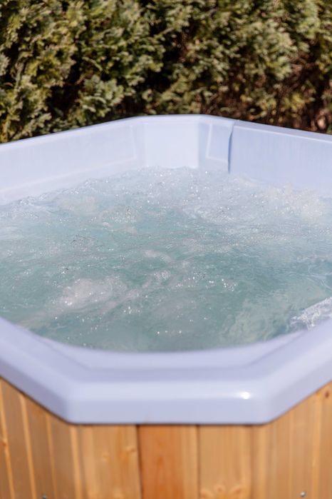 Pełen zestaw JACUZZI piec pokrywa balia bania ruska basen hydromasaż