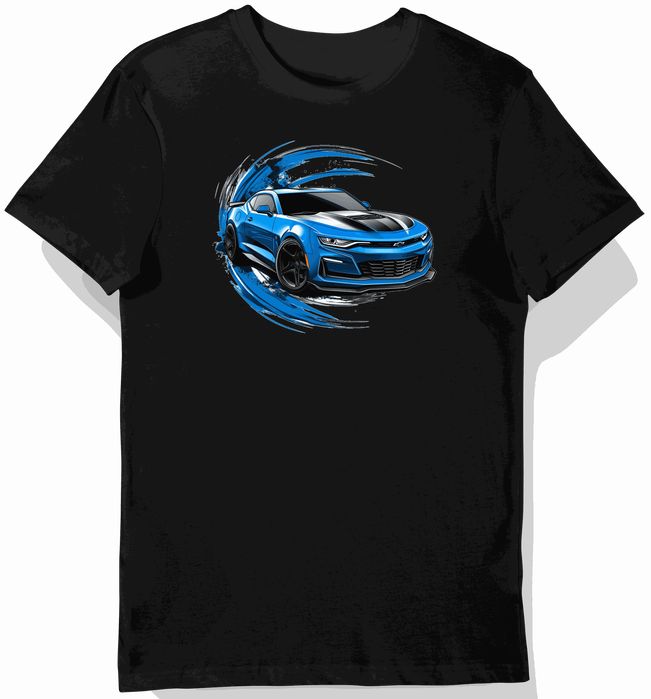 Koszulka męska czarna Zawrotna Prędkość Camaro SS XXL